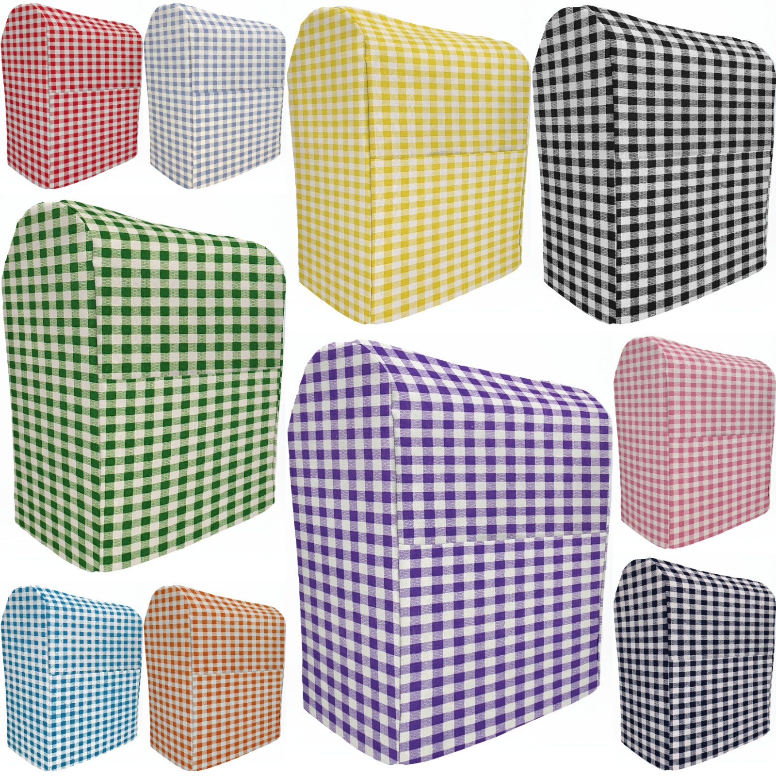 Checked Gingham Cover Compatible with Kitchenaid Stand Mixer