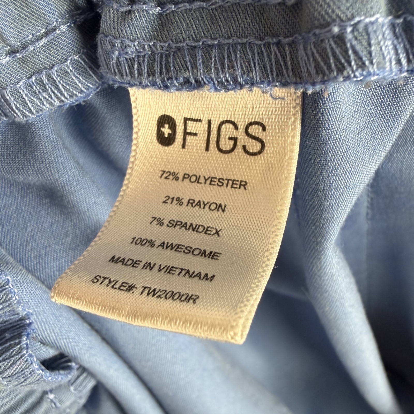 FIGS Scrub Set Women's XL Three-Pocket Scrub Top Yola Pants (DYED- PLEASE READ)