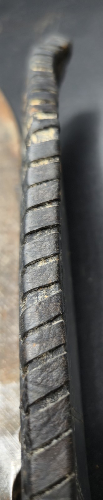 Antique Knife with Leather Sheath WWII Era Vintage Military Collectible