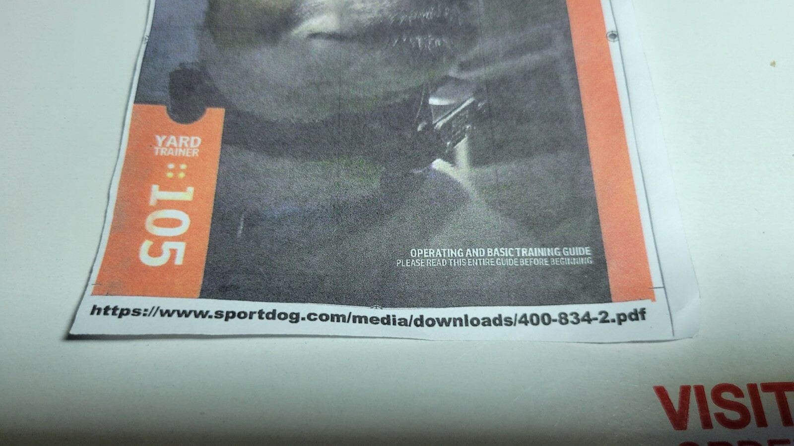 SportDog 105 Yard Trainer Small Little Lap Dog Pet Shock Training Leash Collar