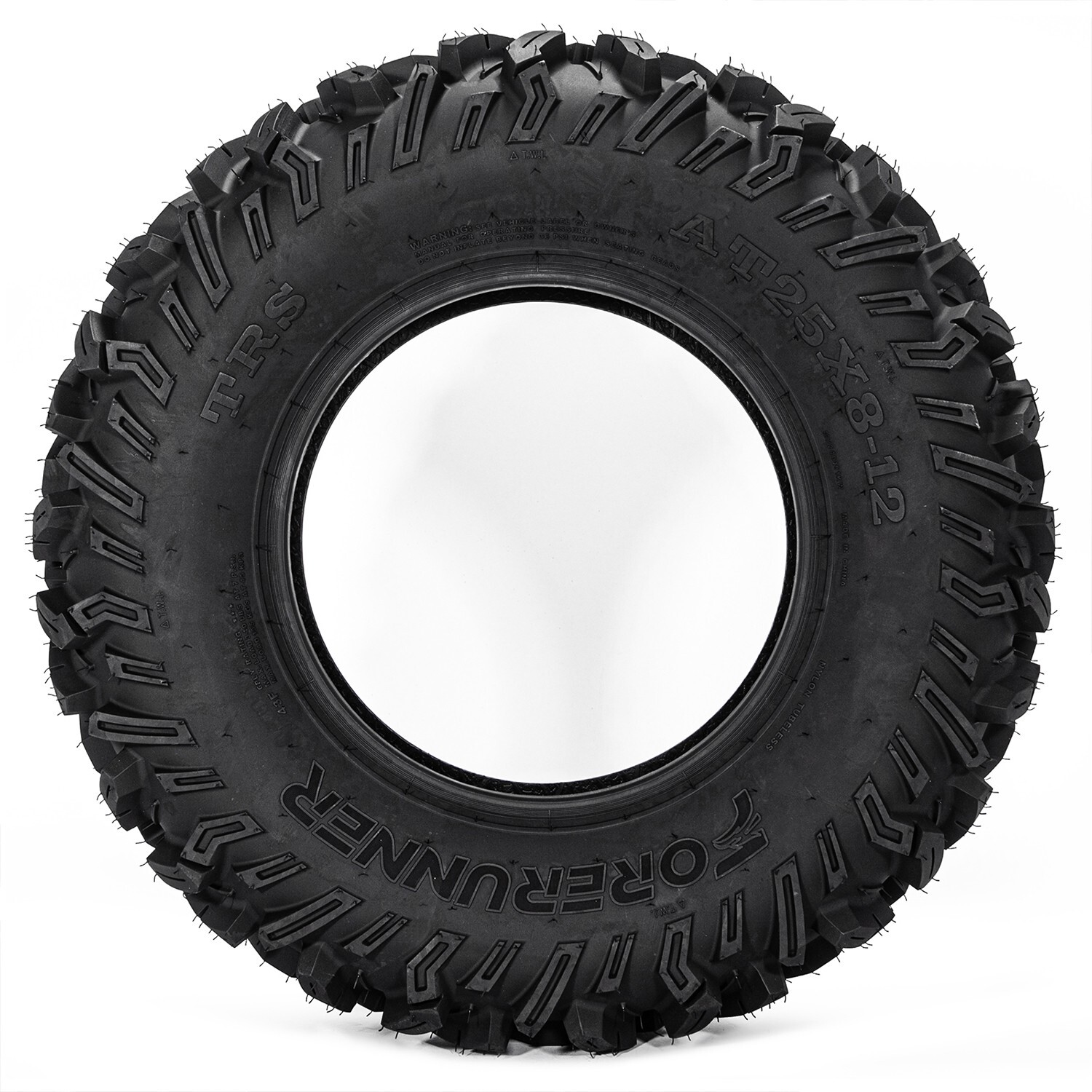 25x8-12 Set of 2 ATV Tires 6Ply 25x8x12 UTV Tires 25 8 12 All Terrain Tyres 25"