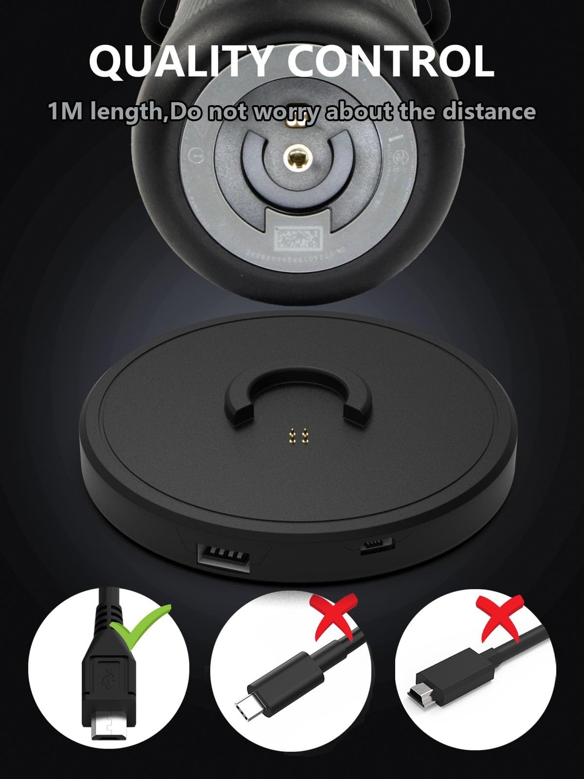 Charging Cradle for Bose Soundlink Revolve, Charger Cradle Dock Cable for Bos...