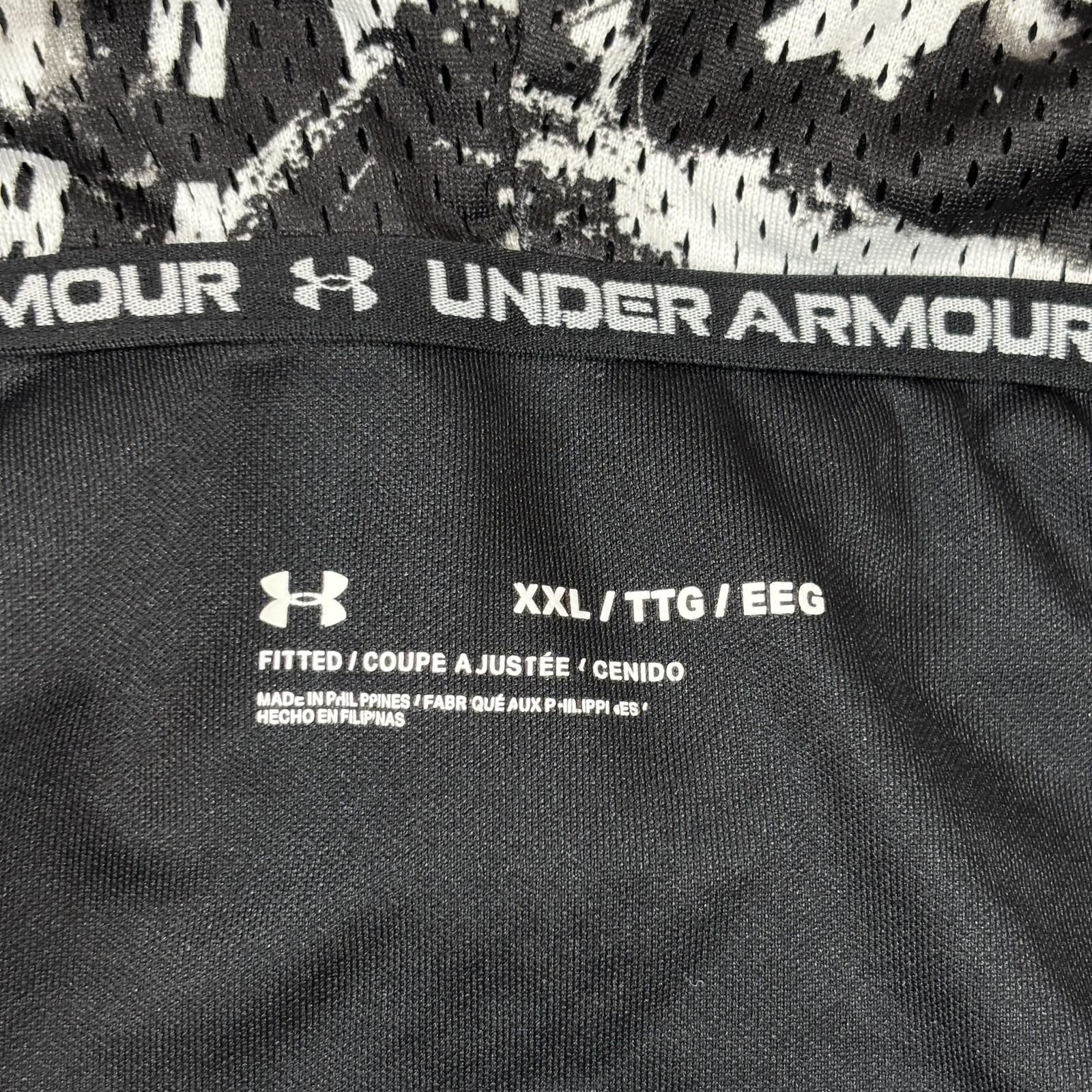 Under Armour Football Hoodie Men's XXL Black Sleeveless Fitted Training 1362024