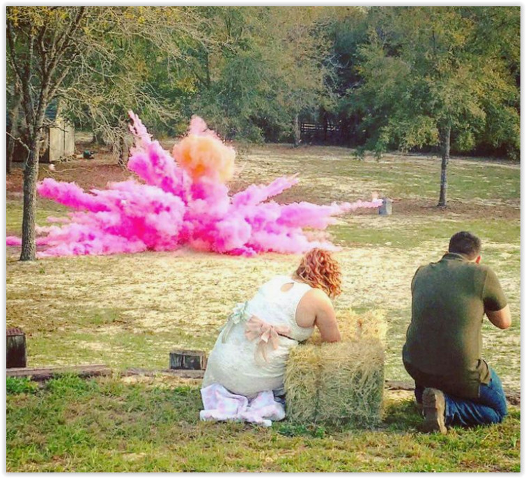 Color Blaze Gender Reveal Powder - 10 lbs Pink - for Baby Girl Announcement