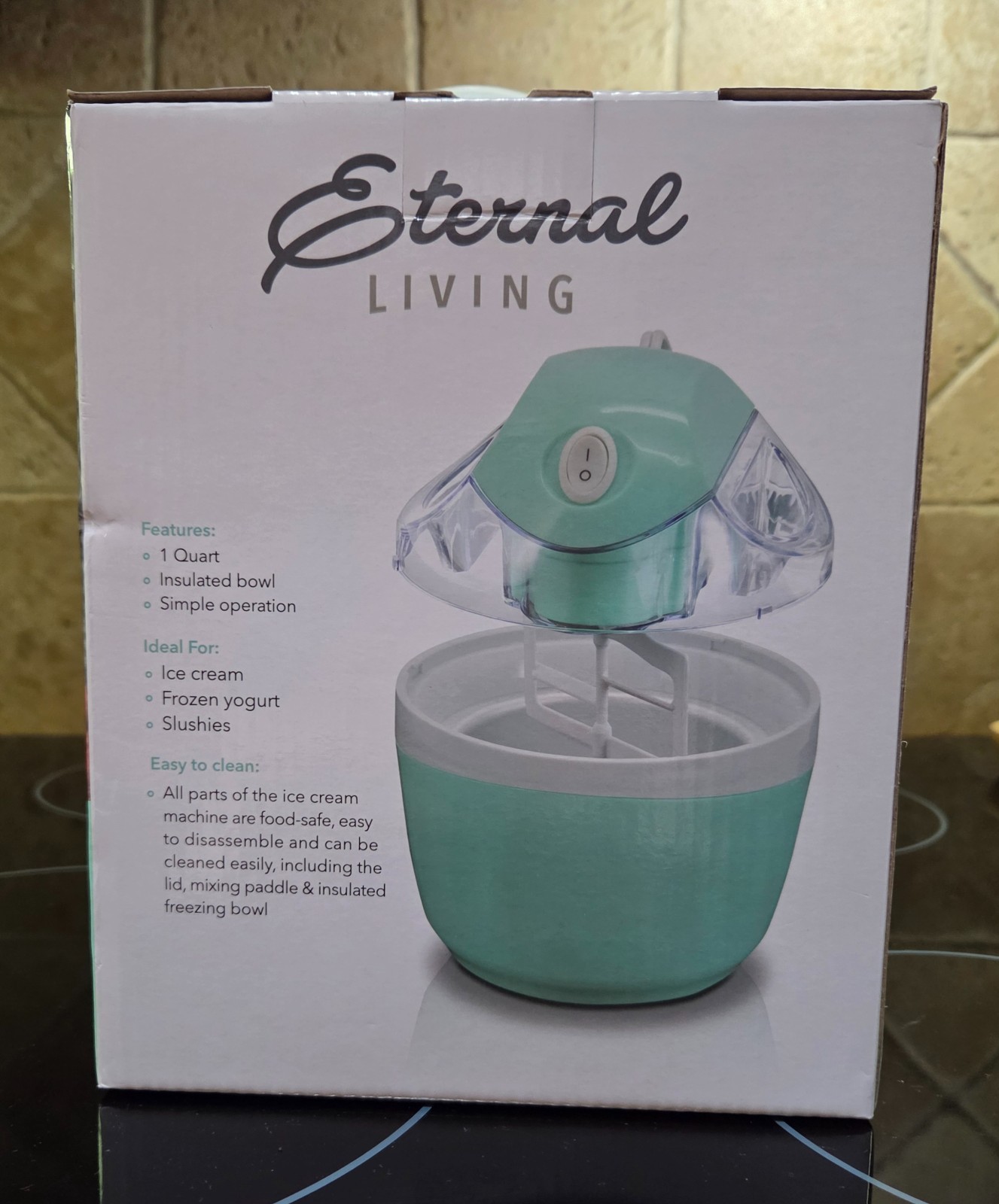 Ice Cream Maker (1 quart) by Eternal Living