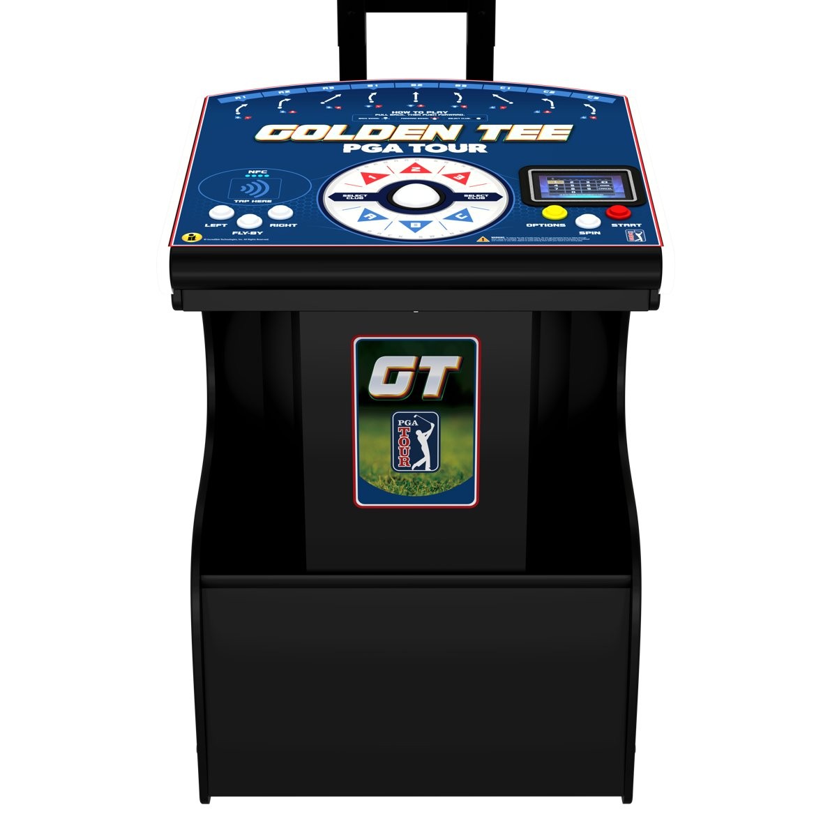 Golden Tee Golf Game - PGA TOUR Showpiece Pro Edition With TV Stand - 2026 - Fre