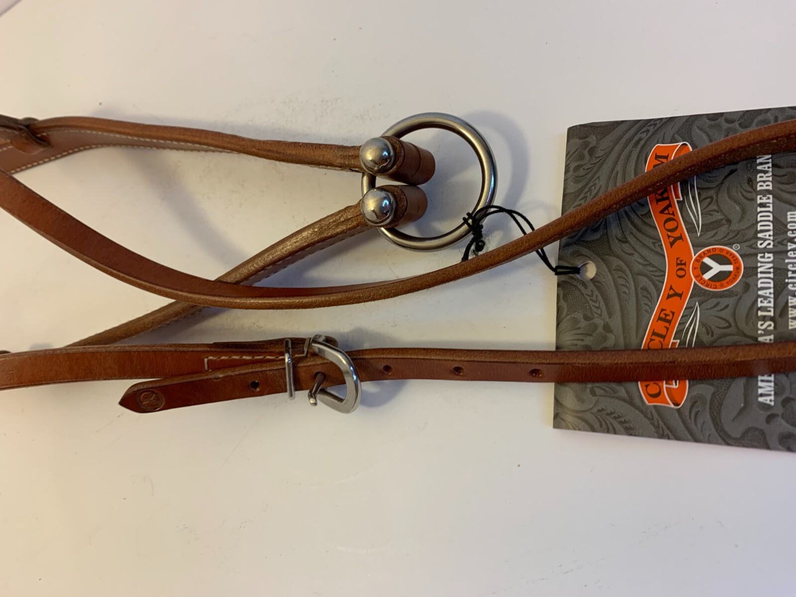 Circle Y Basic 1" Doubled & Stitched Noseband New w Tags