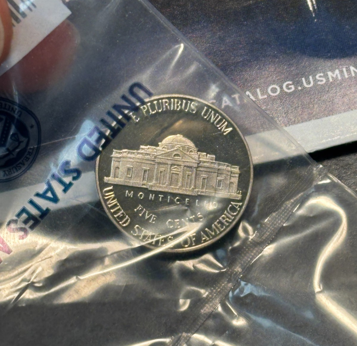 2020 W Special Edition Proof Jefferson Nickel 5c Coin Sealed in OGP