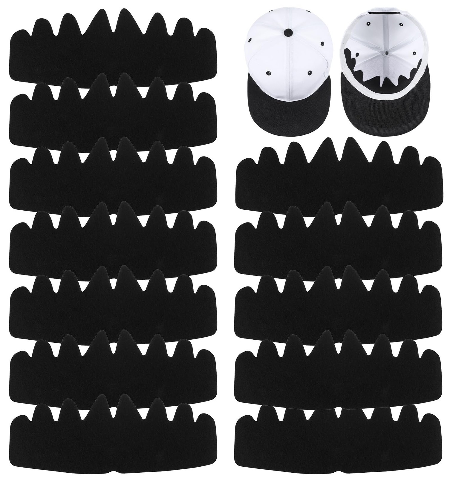 12 Pcs No Sweat Hat Liners for Men, Protection Baseball...