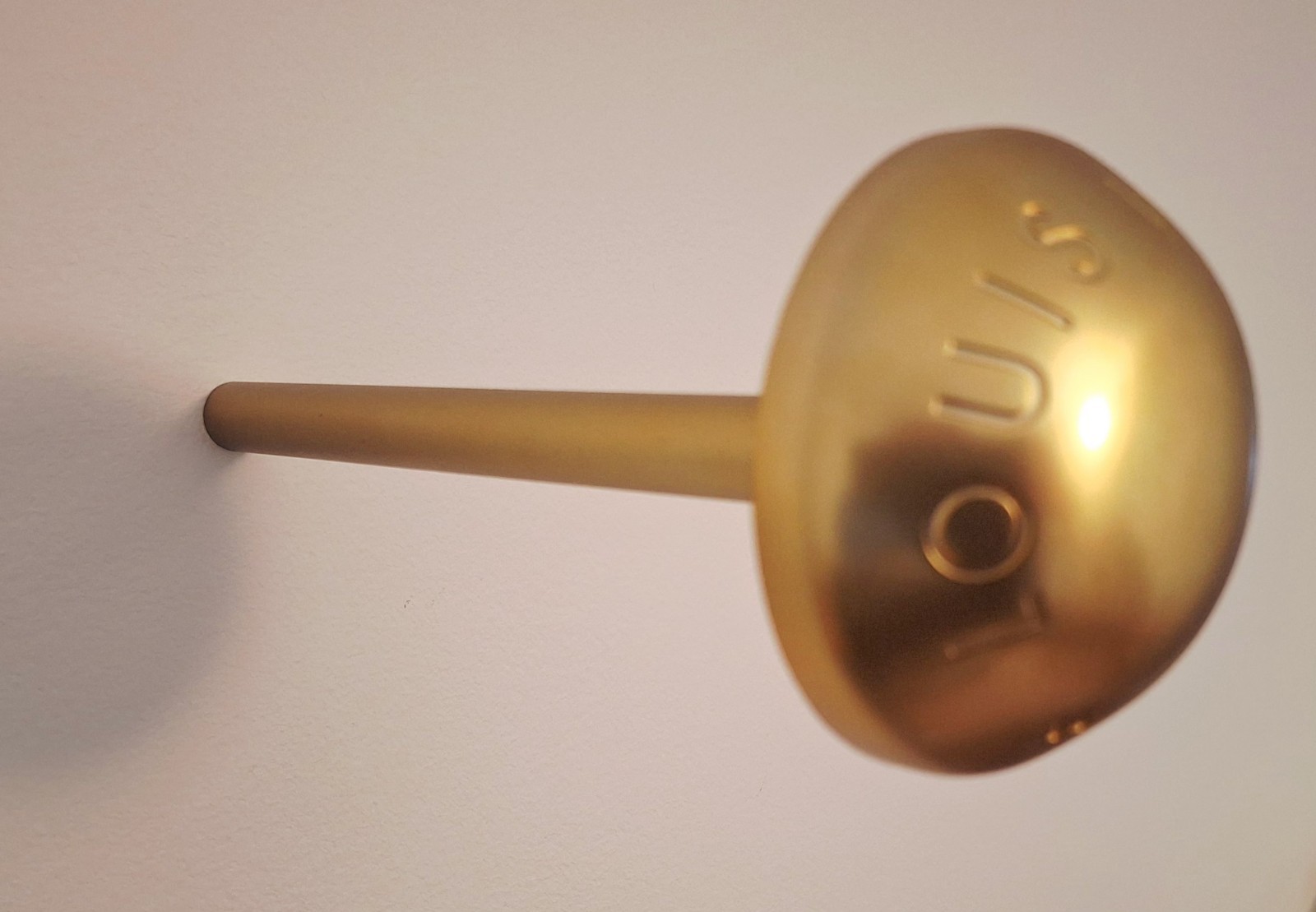 LOUIS VUITTON 2013 Store Window Display Rivet Stud LV Brushed Gold Plastic RARE