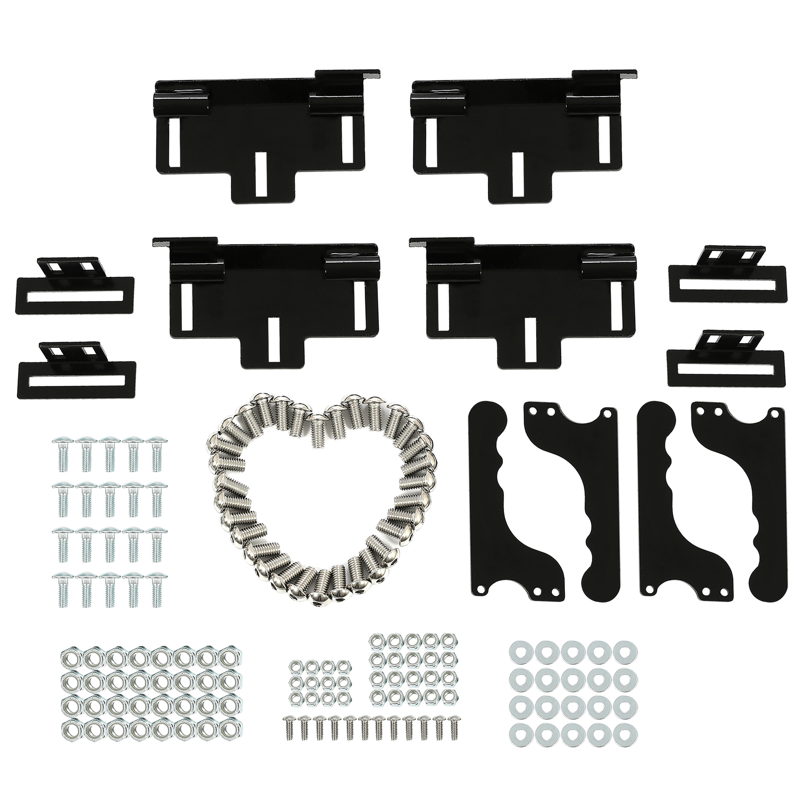 Aluminum 4PCS Powder Coated Door Panels Fit CAN AM X3 1000 Full Doors 2017-2024