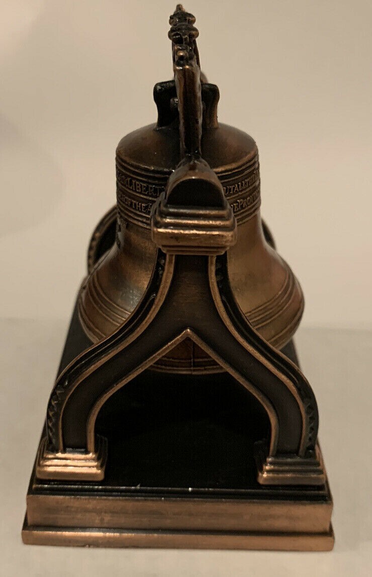 Liberty Bell on a metal stand