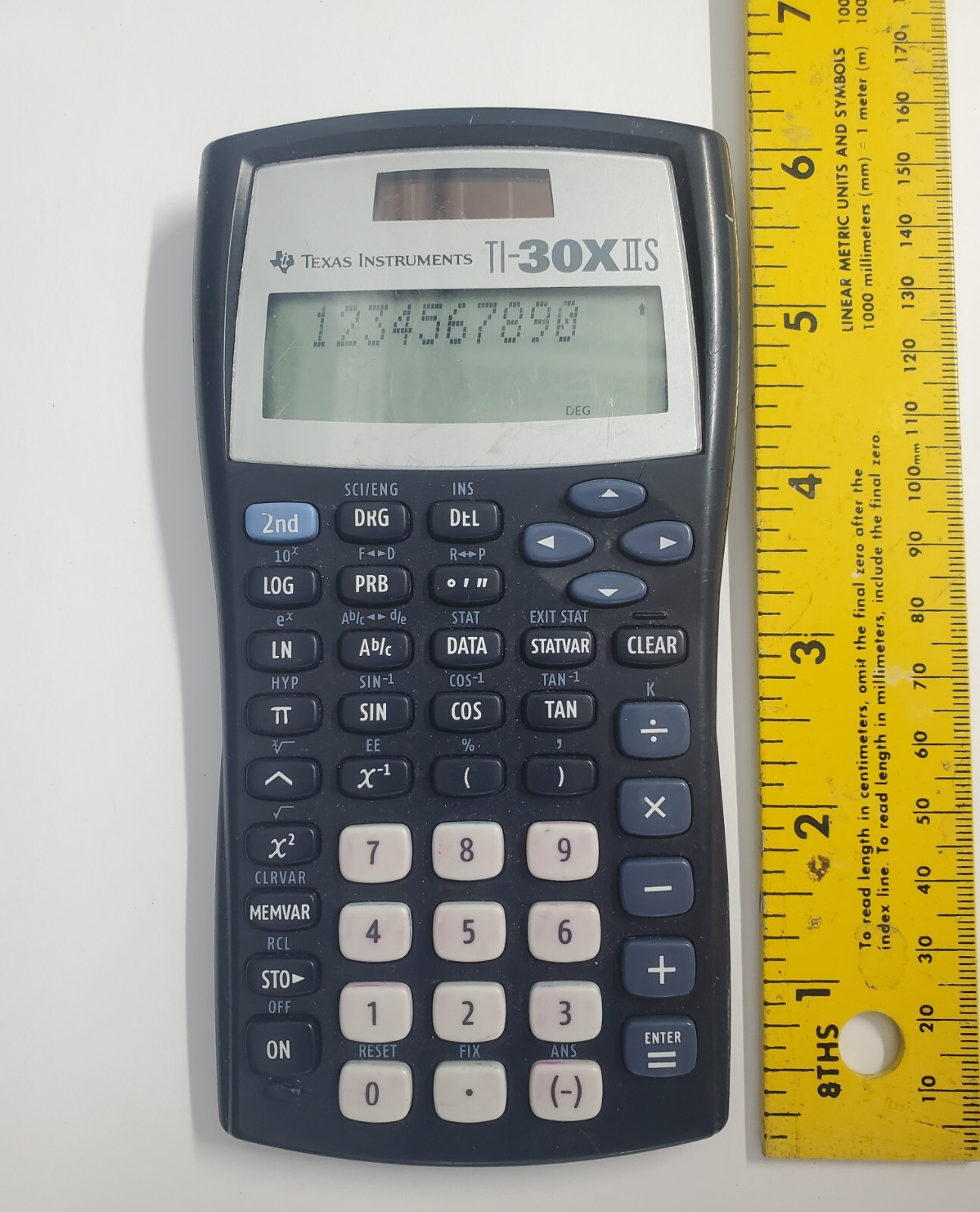 Texas Instruments TI-30X IIS Scientific Calculator Tested/Used No Cover