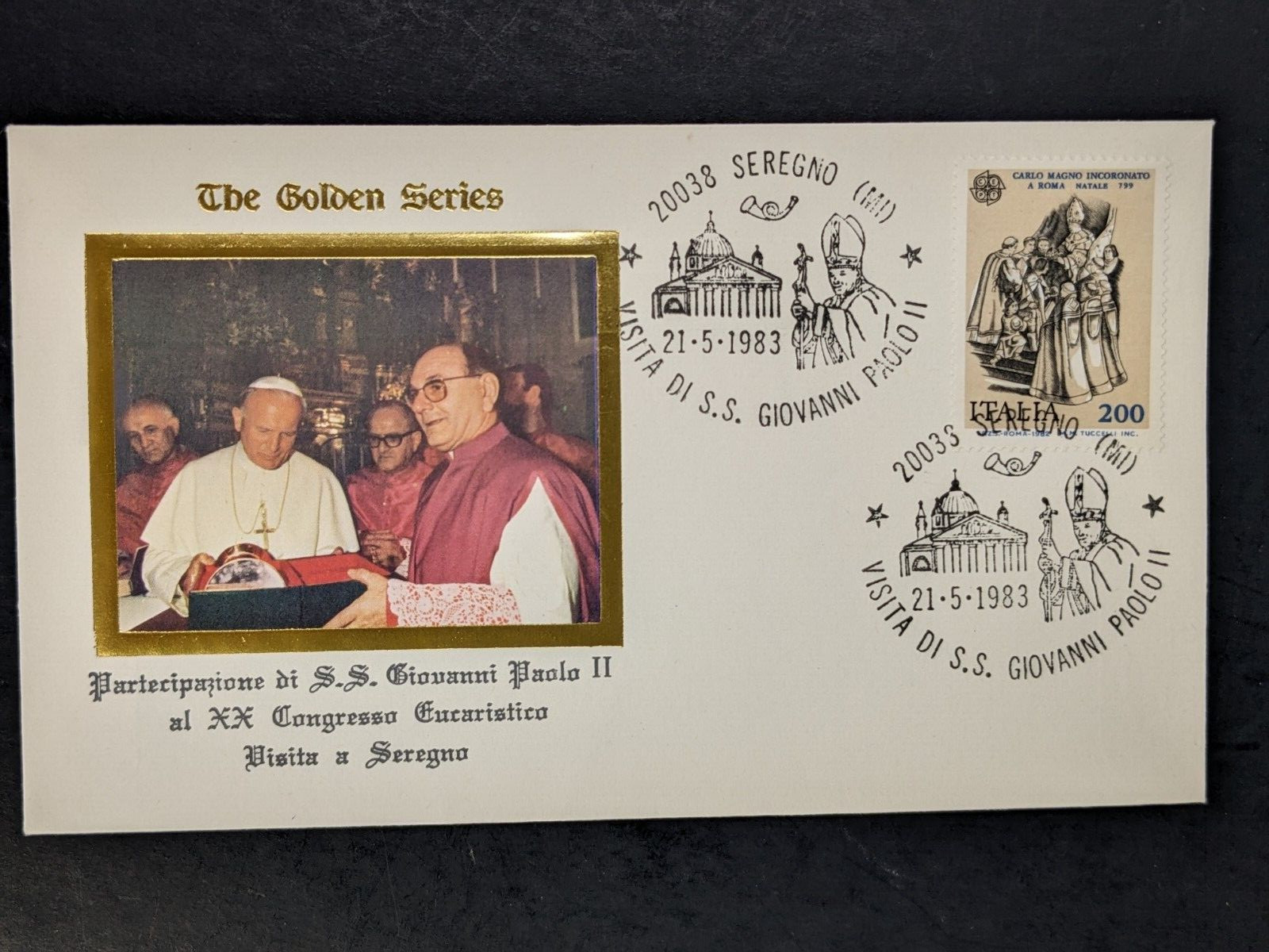 Pope John Paul II, Presides Over 20th Eucharistic Congress, 12 Covers Plus