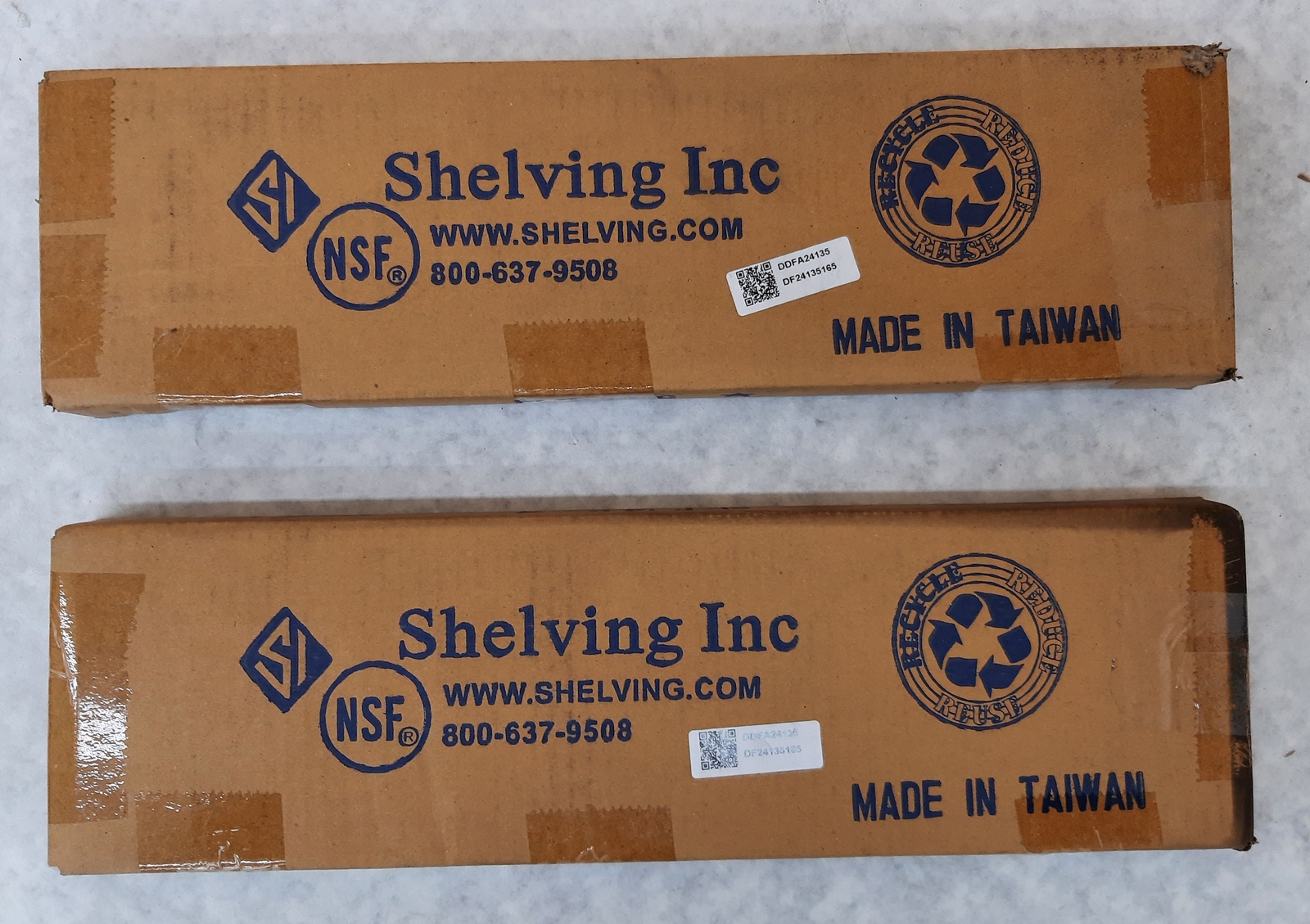 Qty 2 Shelving Inc 4 Pack 9" Chrome Wire Shelving Posts (8 Posts) SI-P14C *READ