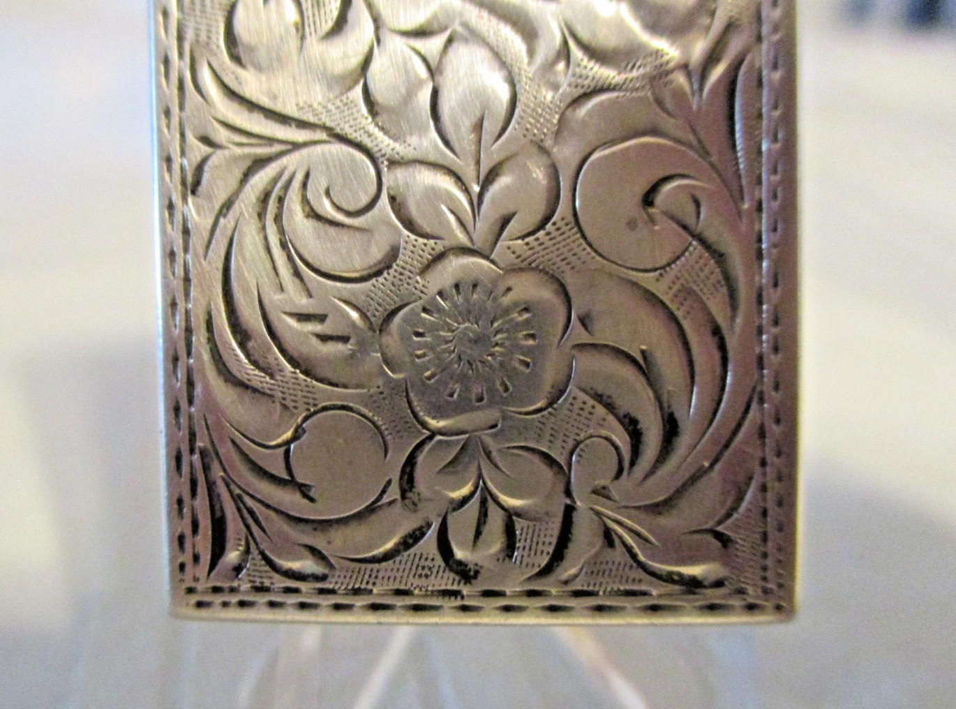 Art Deco Heavy Silver Lighter with Hall Marks 835