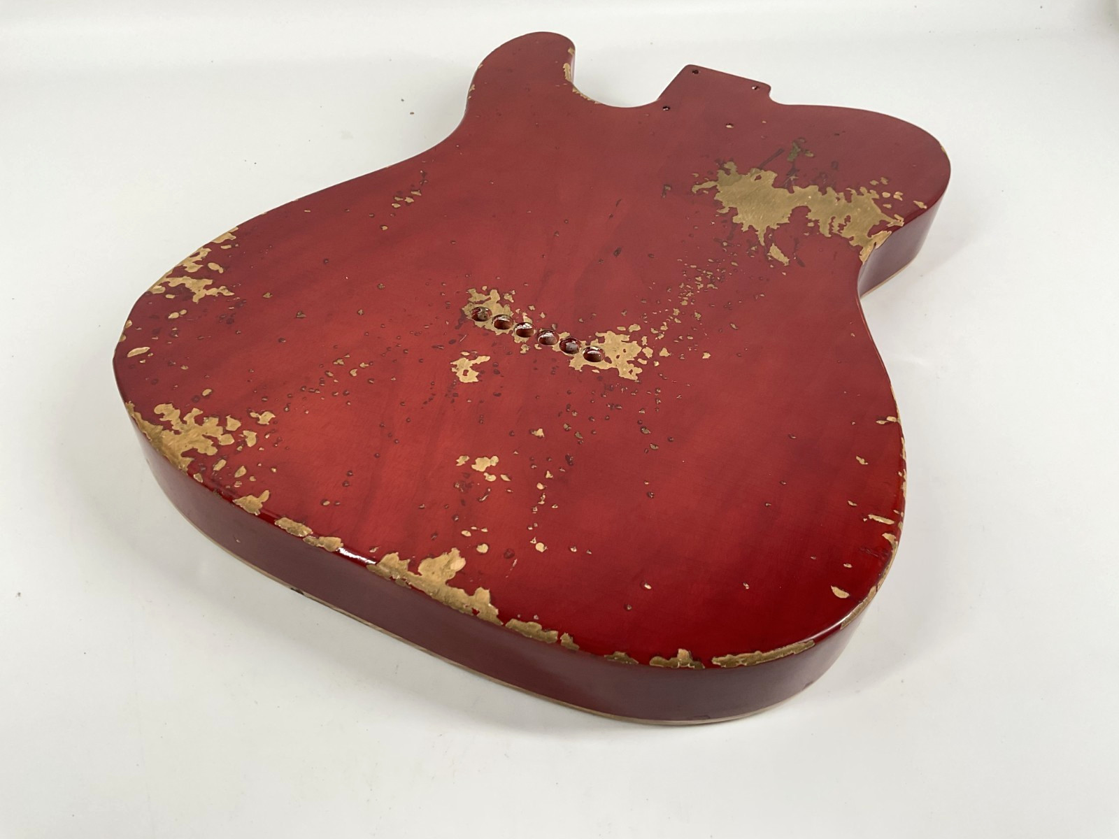 MJT Official Custom Vintage Aged Nitro Guitar Body by Mark Jenny VTL Ash Goldtop