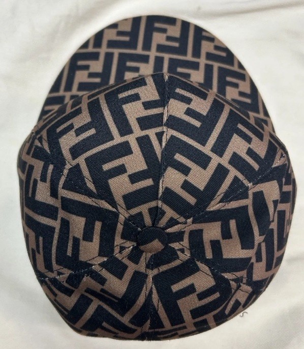 FENDI FF Monogram Canvas Baseball Hat FXQ498