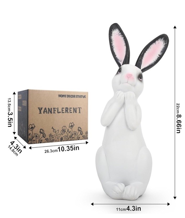 Resin Rabbit Figurine