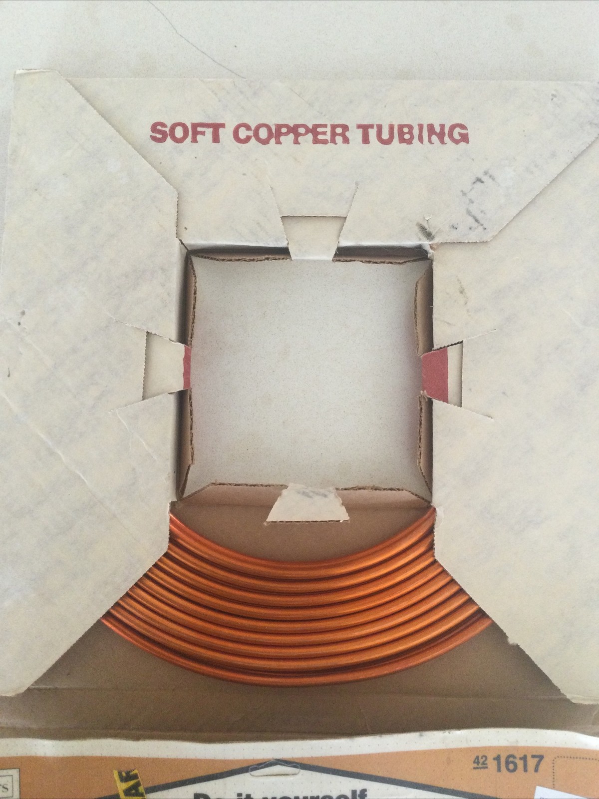 Copper Tubing 1/4”X 50’. Refrigeration