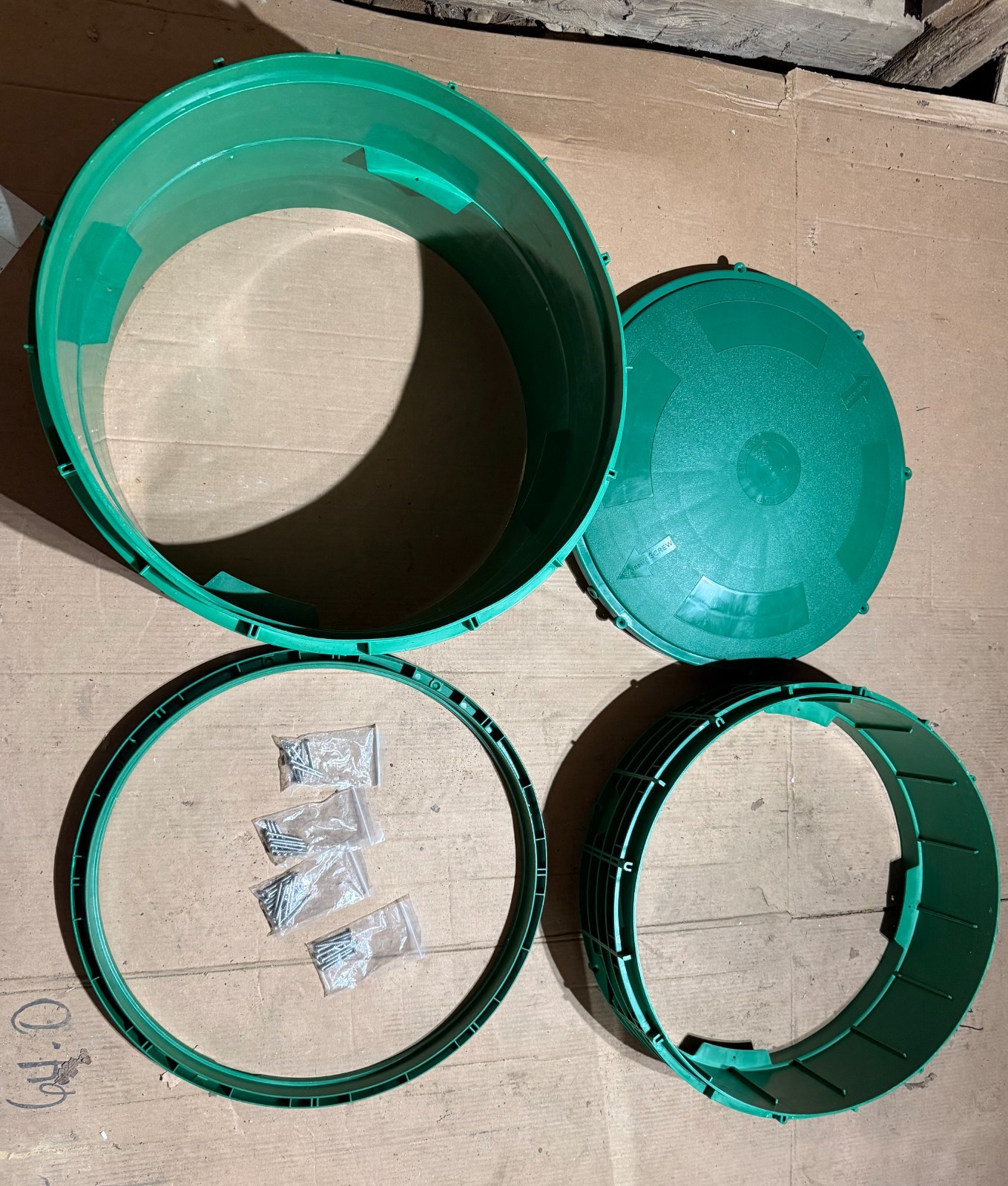 VPC 20 in. x 18 in. Tall Septic Tank Riser Combo