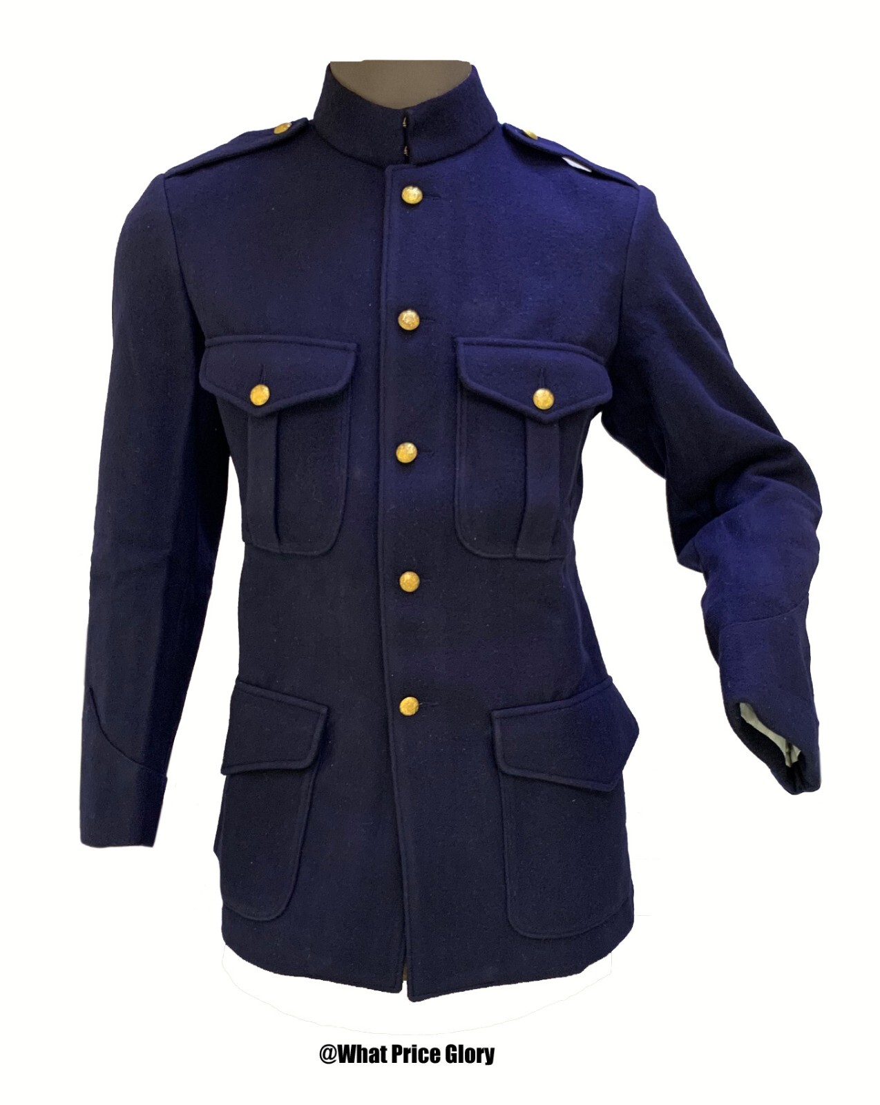 British Blue Wool Patrol Jacket