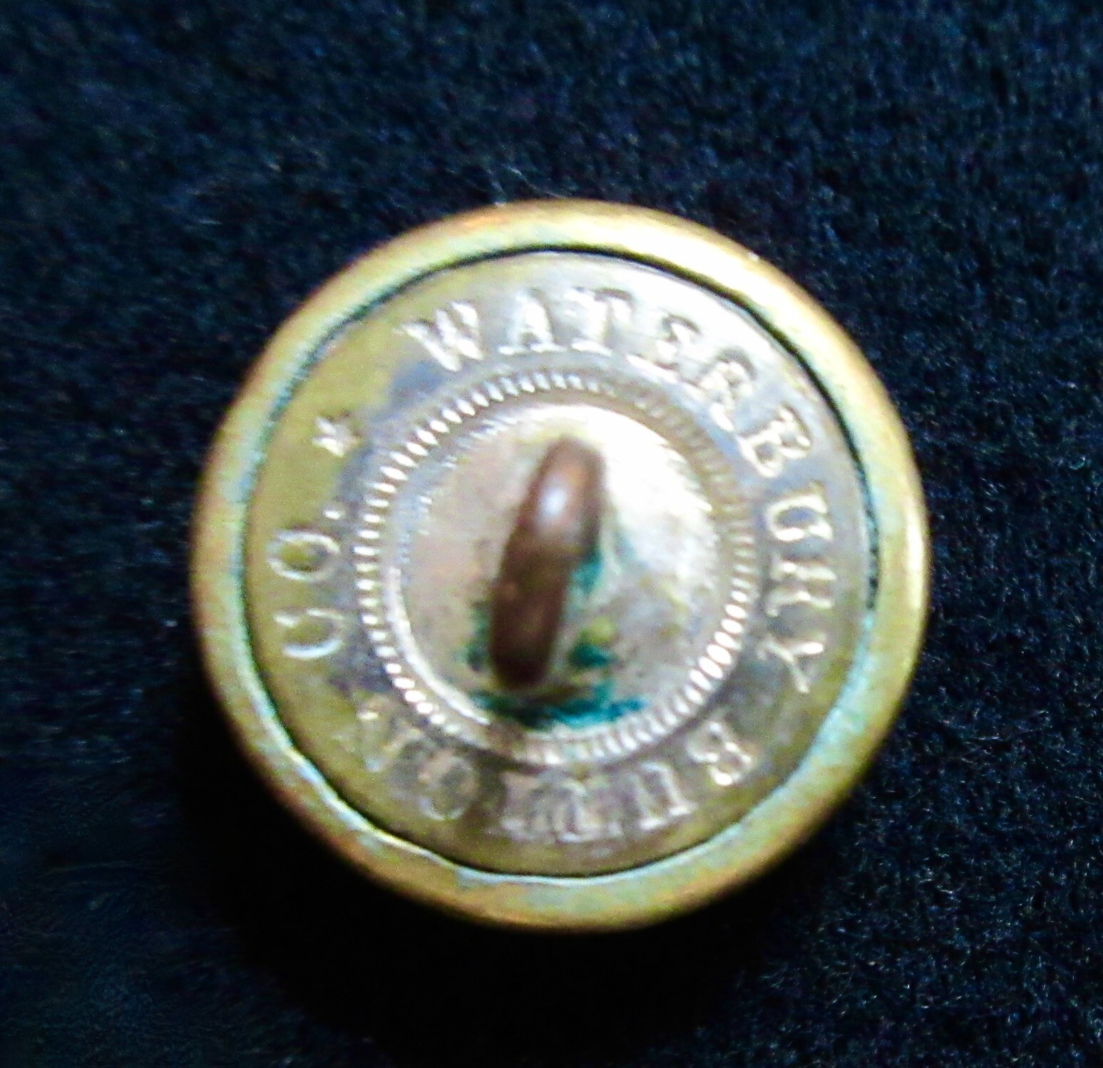 Civil War Infantry "I" Cuff Button - Albert 89-A c