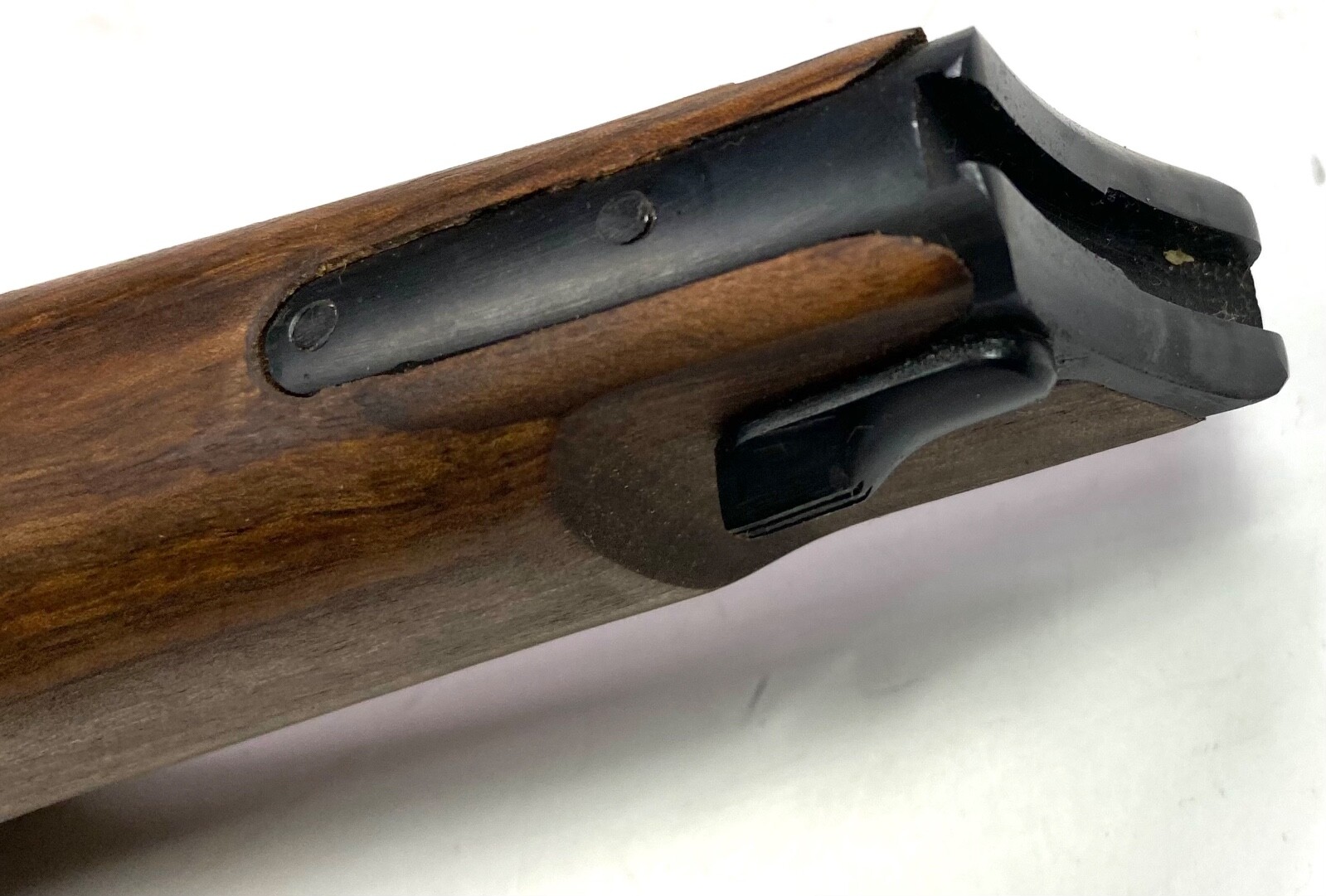 WWI WWII GERMAN P08 LUGER ENCLOSED PISTOL WOODEN HOLSTER