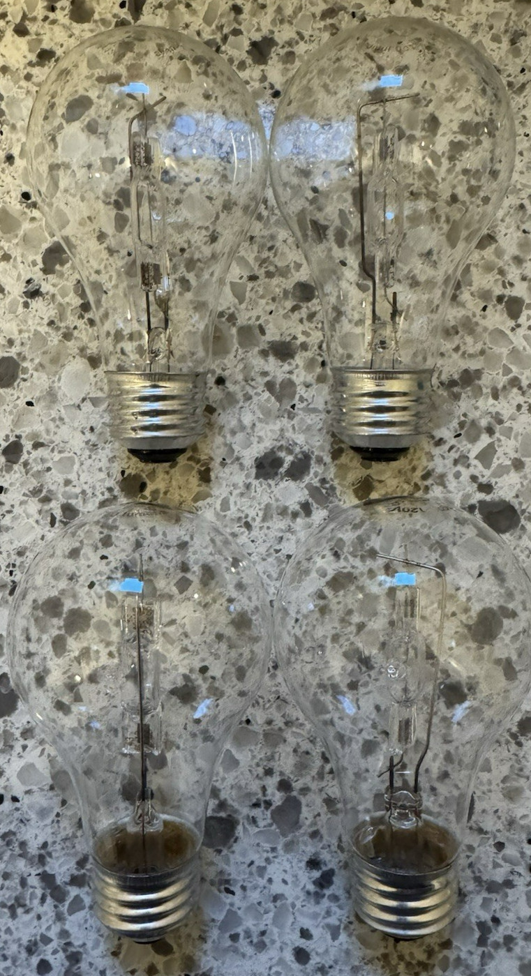 4 60W Basic GE Clear Glass Decorative Light Bulbs w/Medium Base