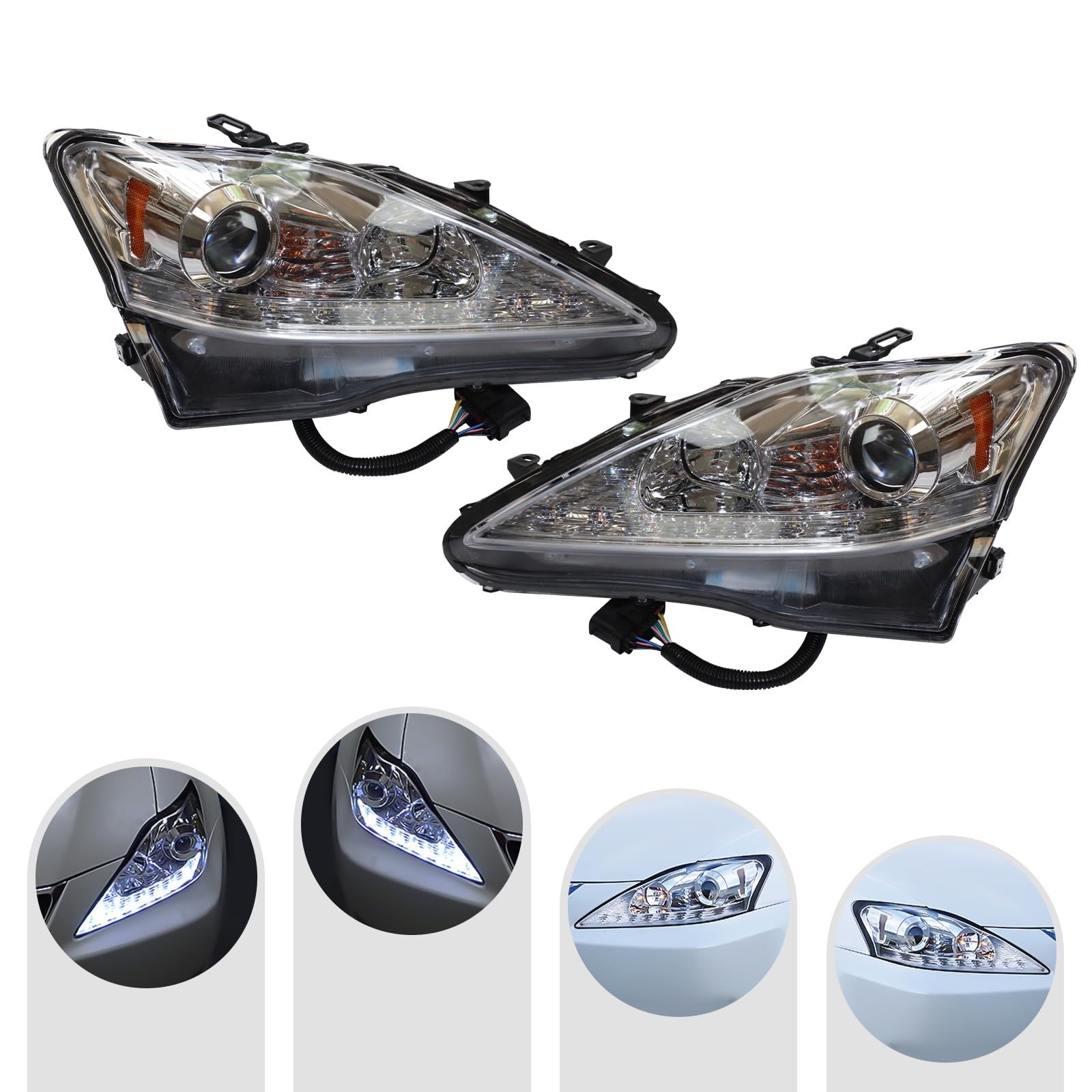 For 2006-2013 Lexus IS250 IS350 Headlight Assembly