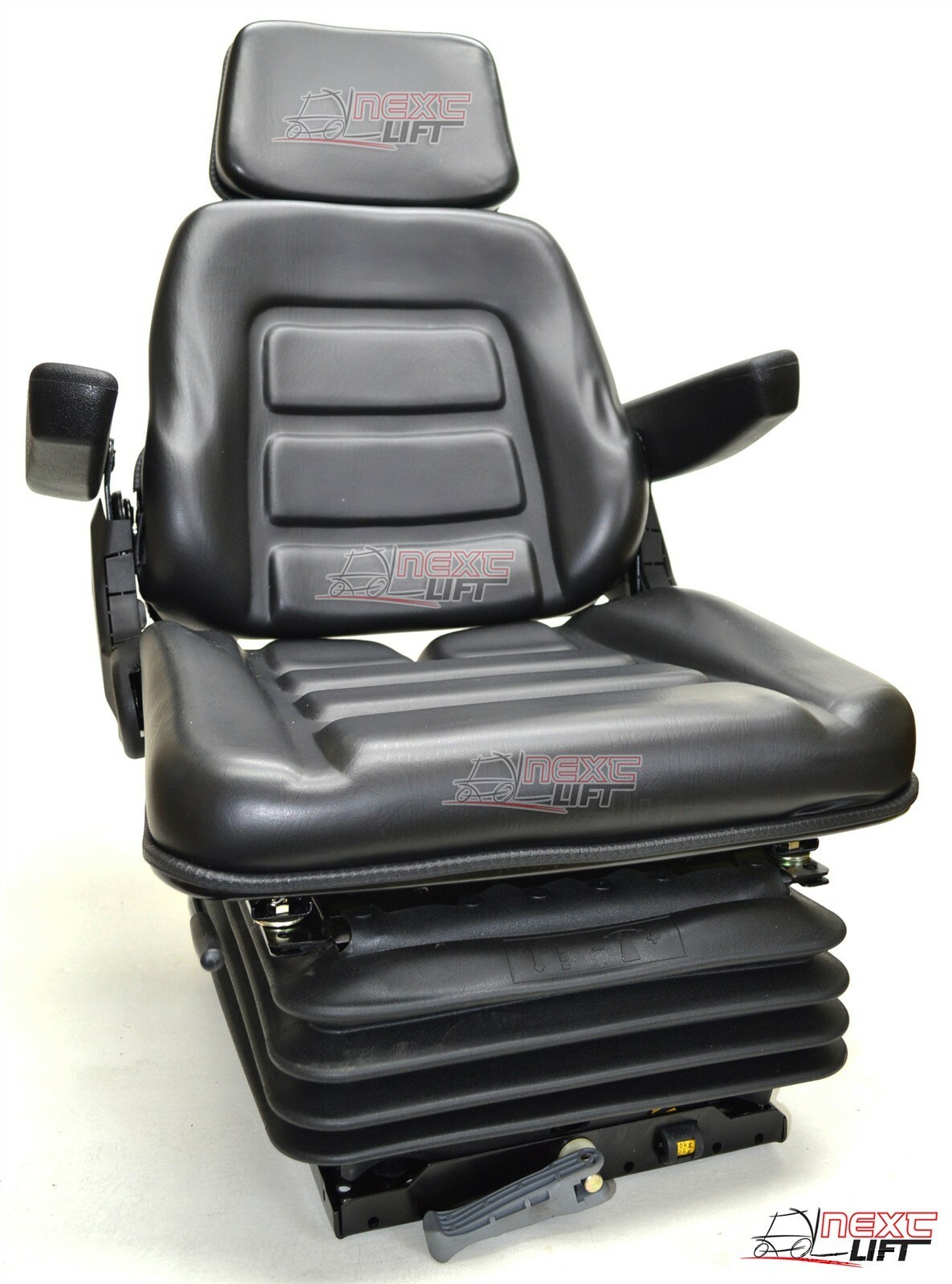 NEW SUSPENSION SEAT WITH ARMREST FITS EXCAVATOR FORKLIFT DOZER LOADER TRACTOR