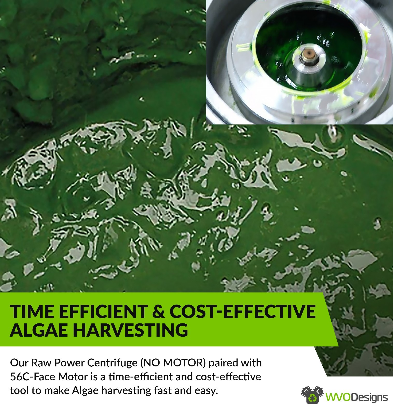WVO Designs Waste Oil Centrifuge, Cleans Waste Vegetable Oils & Other Fluids