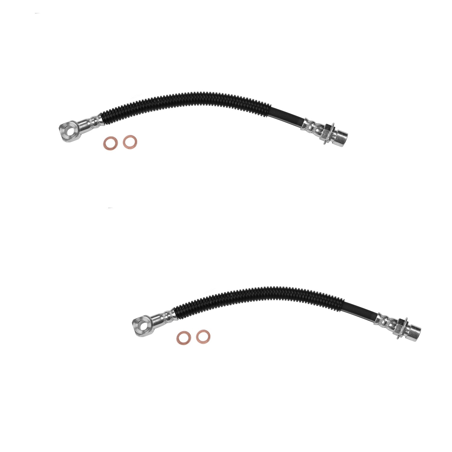 Sunsong Set of 2 Front Brake Hydraulic Hoses for Blazer Jimmy LLV S10 Sonoma