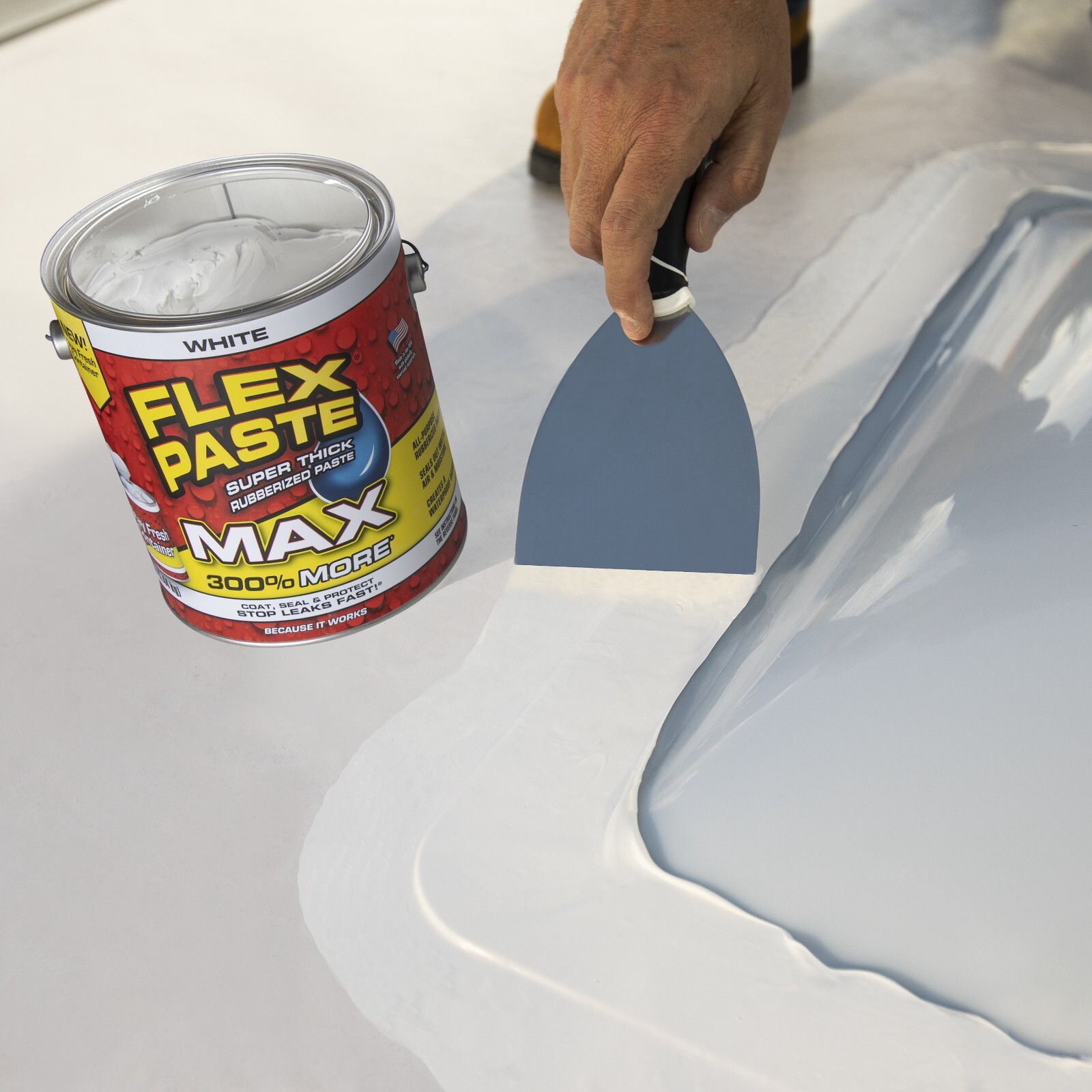 Flex Paste, Waterproof Paintable Putty, Spackle Sealant, Fill Gaps Cracks Holes