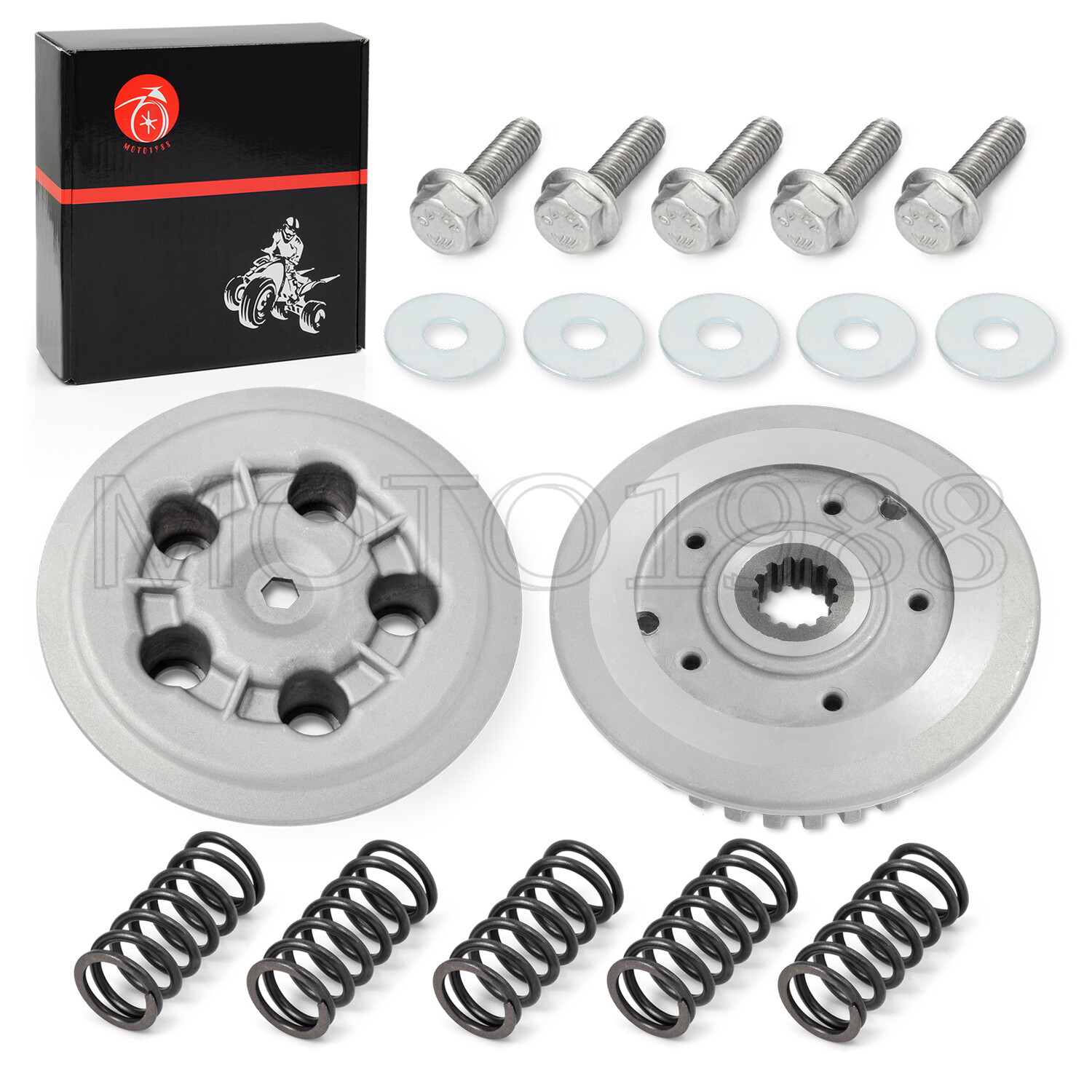 Clutch Plate Kit Heavy Duty Springs & Gasket for Yamaha V Star 650 XVS650 98-11