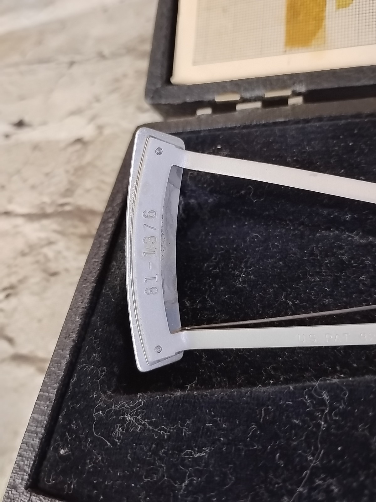 Vintage 1950's Professor Schioetz's Tonometer in Original Case w/Instructions