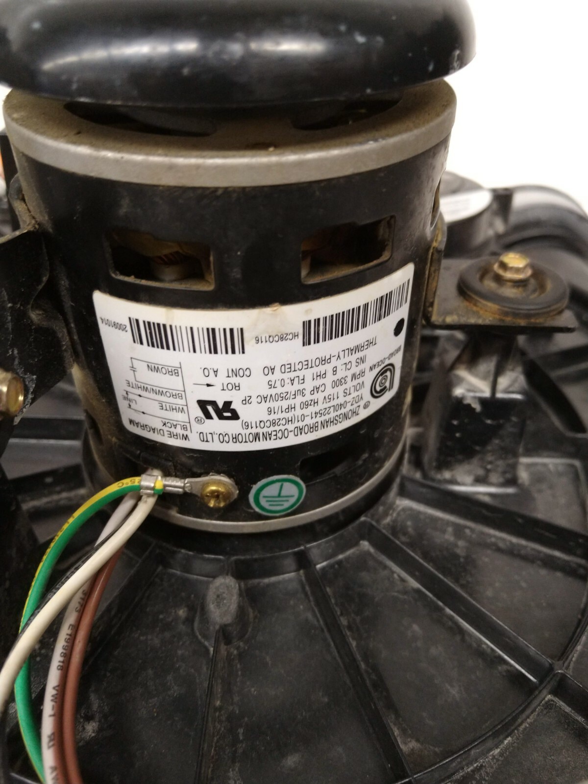 Zhongshan Broad-Ocean Motor YDZ-040L22541-01 HC28CQ116