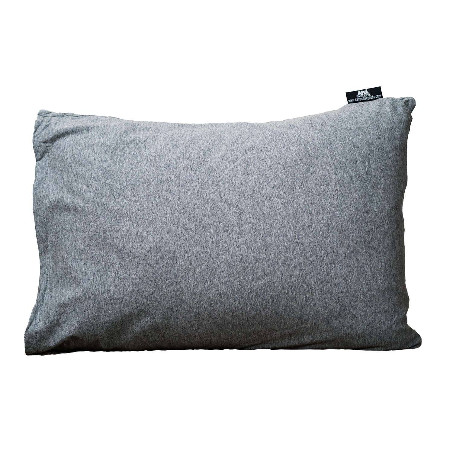 CAMP COVE Camping Pillow Jersey Cotton Shredded Memory Foam 15x21 NEW Travel