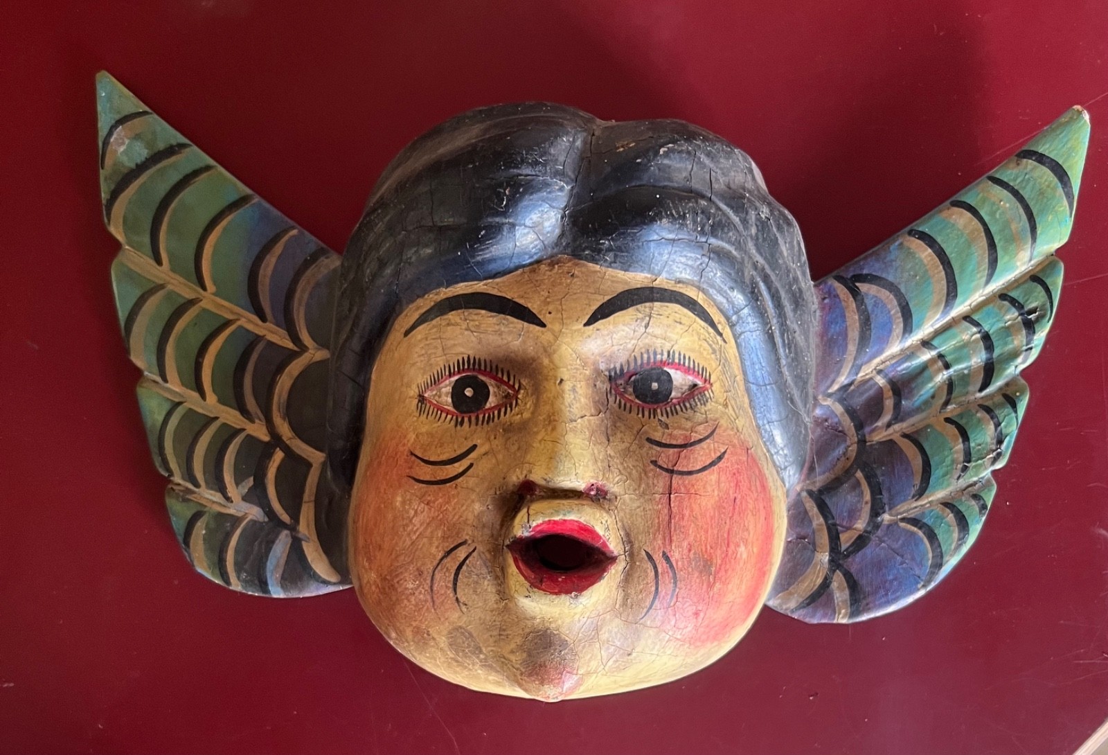 Vintage Mexico/Guerrero Hand Carved Mask