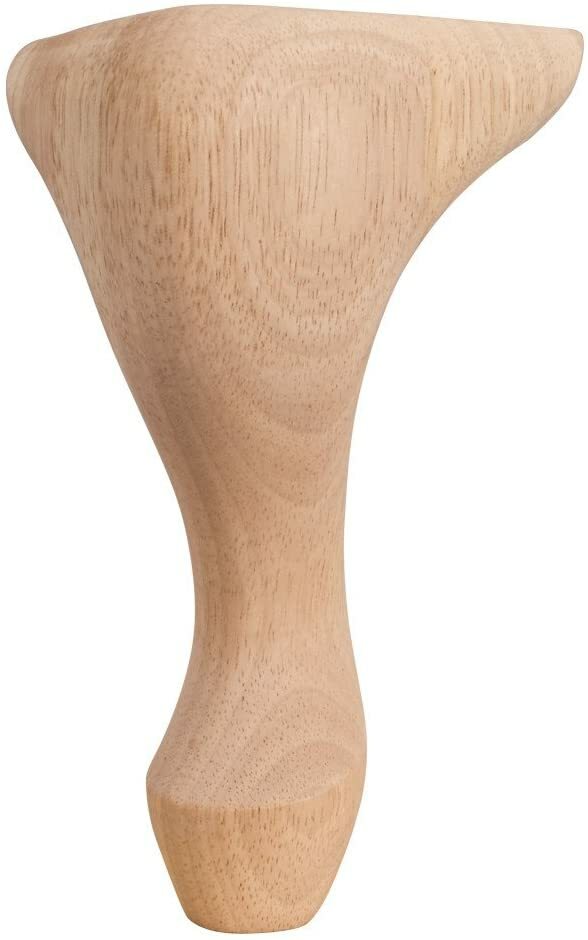 ONE- 4-1/2" x 4-1/2" x 8" Traditional Queen Anne Leg