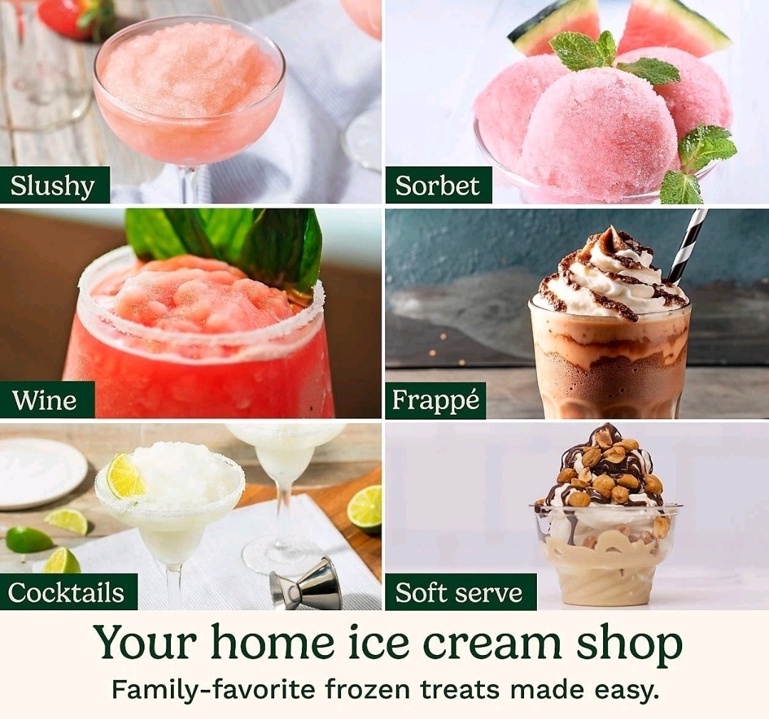Cuisinart Slushy & Soft-Serve Ice Cream Machine Multi-Function 6-in-1 Ice-200