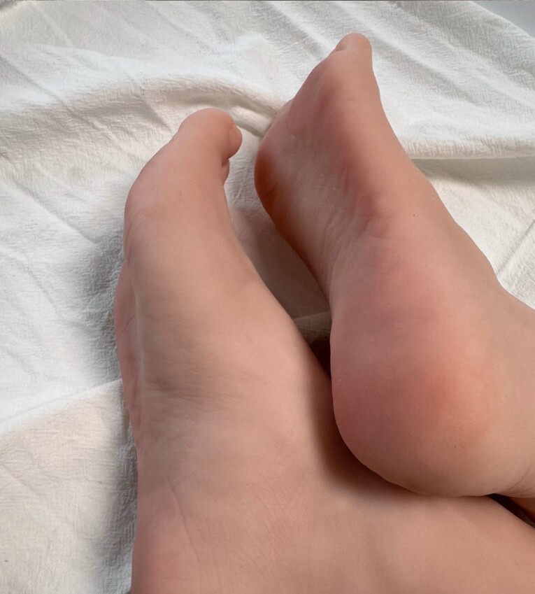 Size 36 Girl Foot Model Feet Silicone Lifelike Female Shoes Display Props A Pair