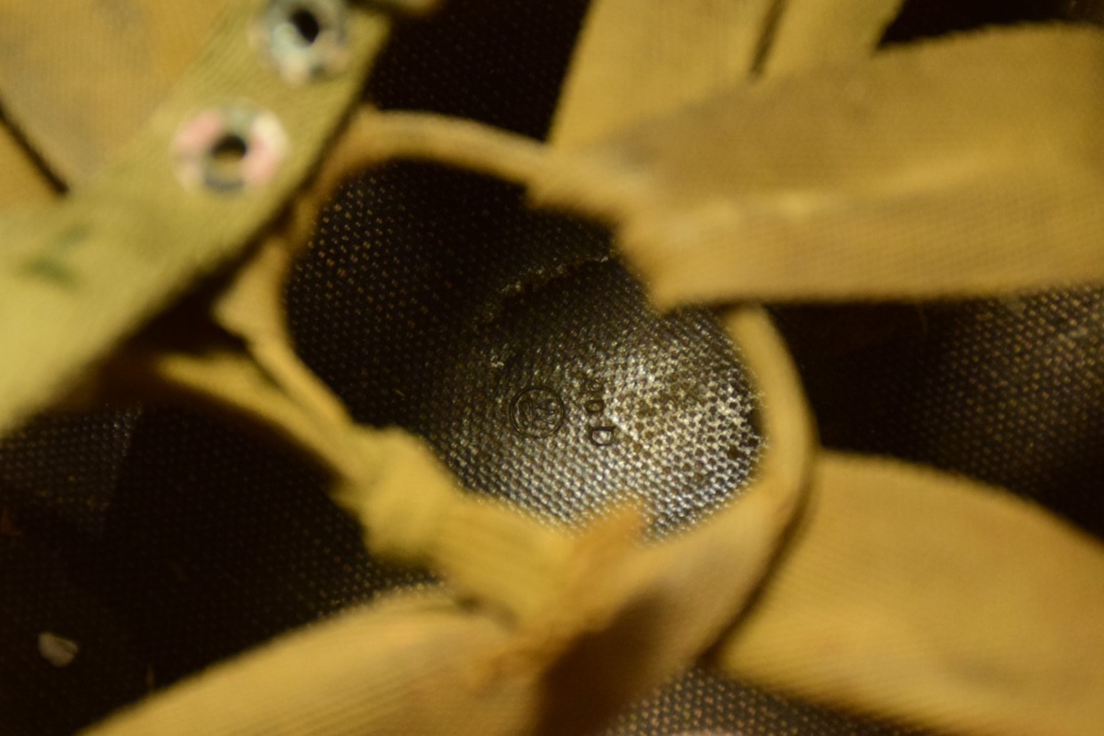 US M1 fixed bale para helmet, Westinghouse rigger liner - Original