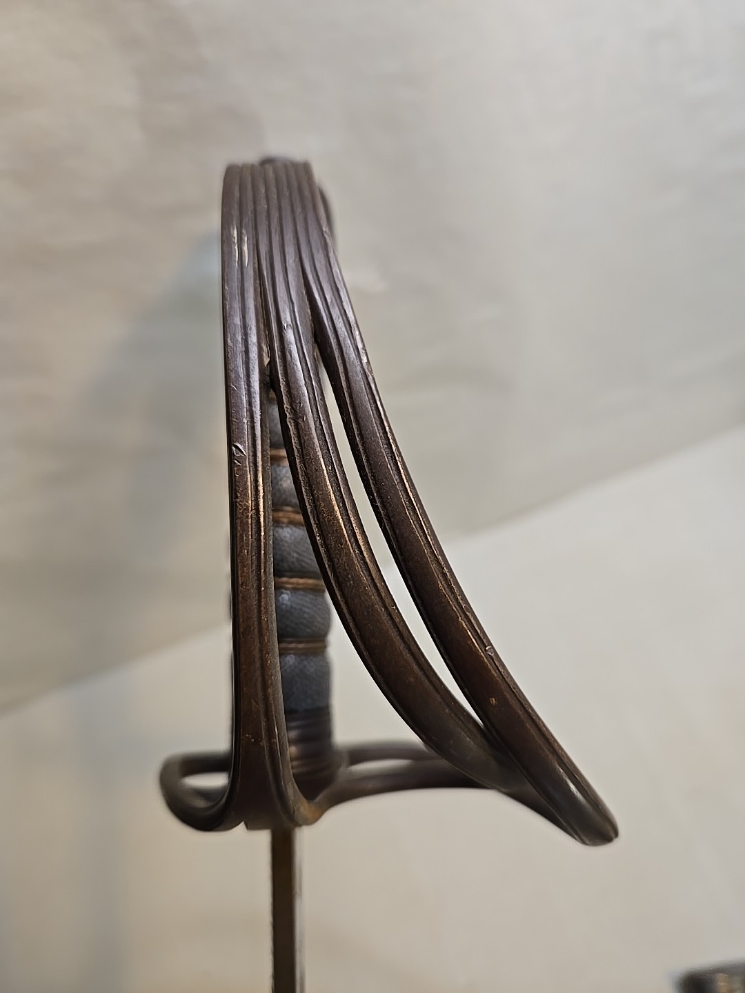 Pre-WWI British Pattern 1827 Volunteer Rifle Officers Sword w/Scabbard - Etched