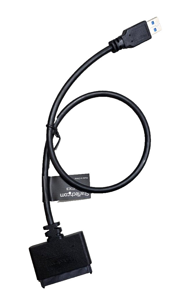 StarTech USB 3.0 to 2.5" SATA III Hard Drive Adapter Cable w/ UASP USB3S2SAT3CB