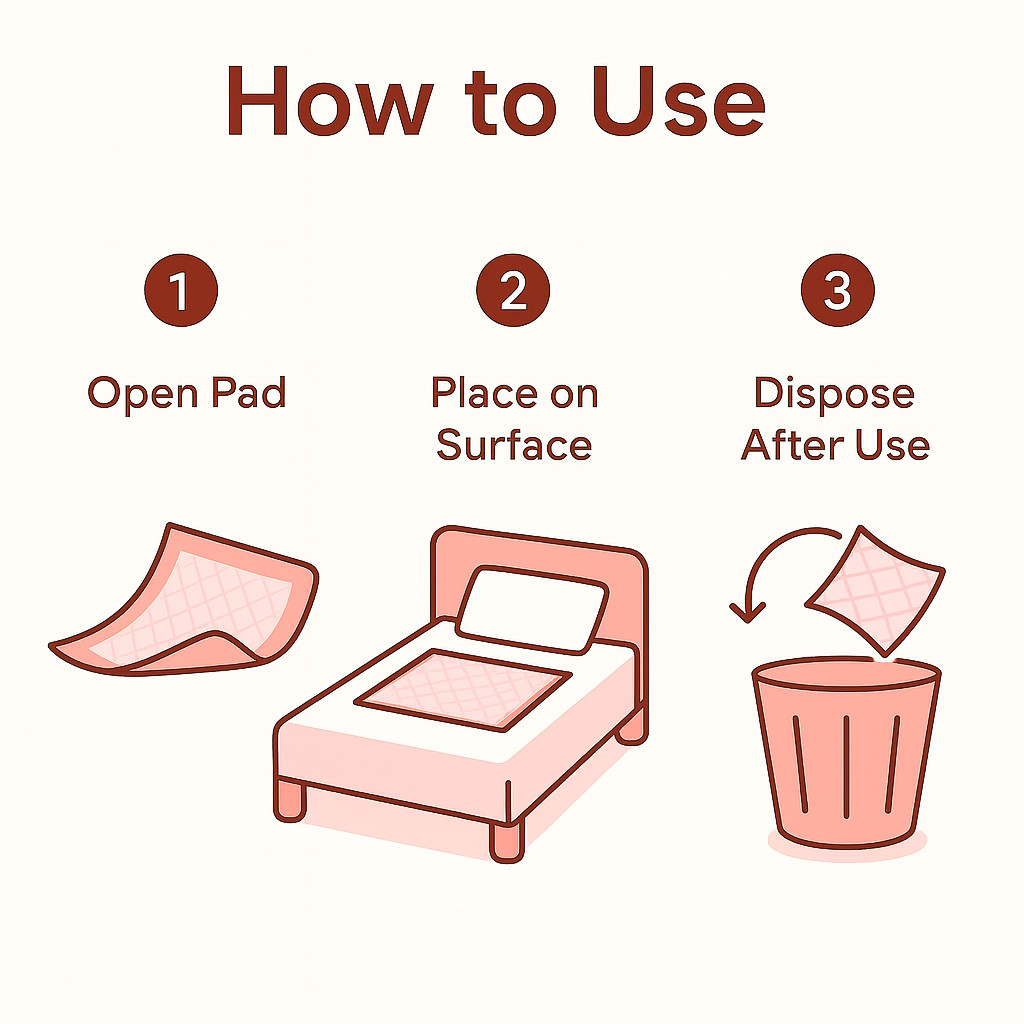 Metro Source 30x36 Disposable Underpads 100 Count | Incontinence Bed & Leakproof