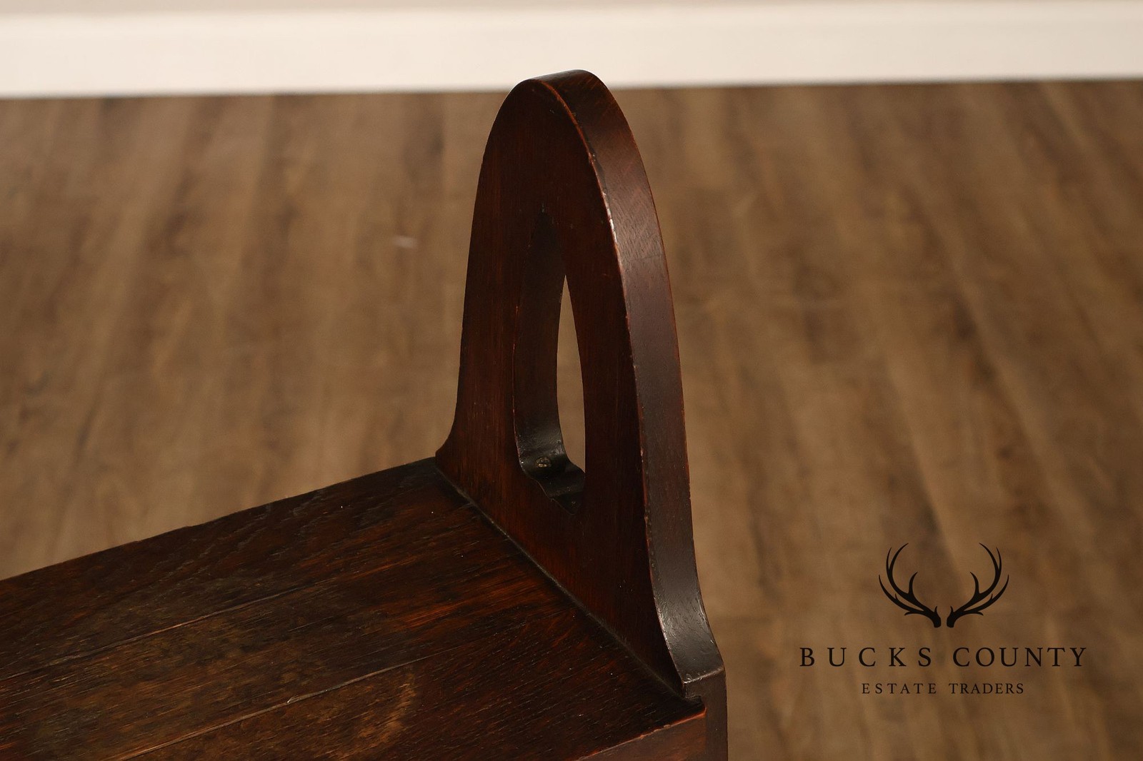 Antique Grand Rapids Arts And Crafts Mission Oak Magazine Stand