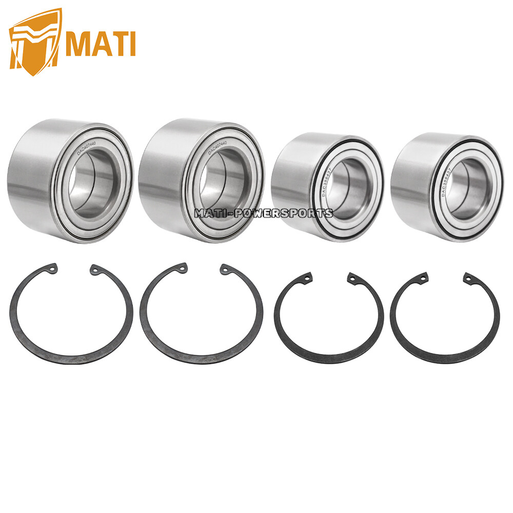 Front Rear Wheel Bearings Kit for Polaris Sportsman 400 450 500 570 600 700 800