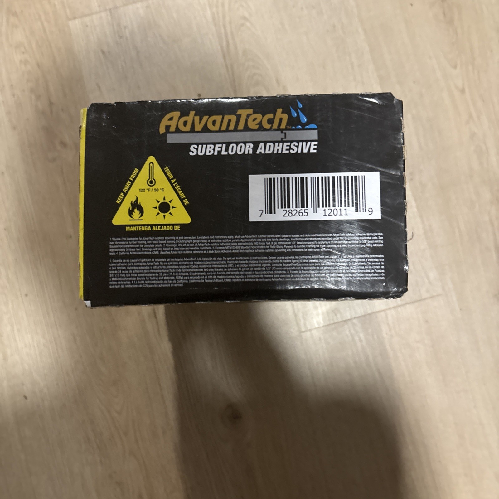 Advantech Subfloor Adhesive Cleaner, 12oz, Pack of 6