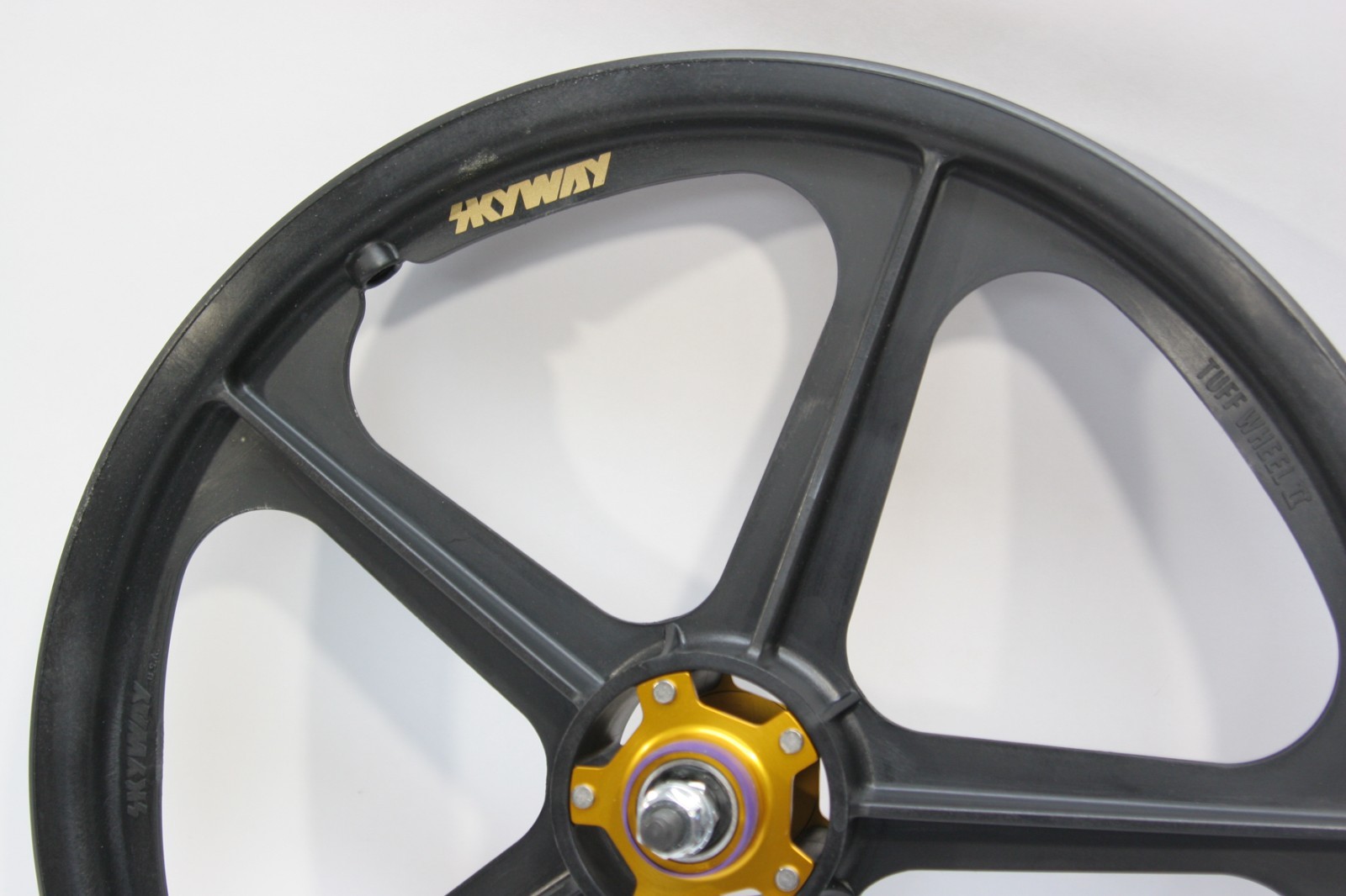 Skyway Tuff II BMX Mag Rear Wheel 20 inch Wheel 3/8" Axles BLACK OEM